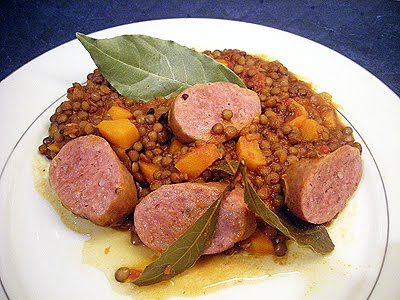 Saucisses lentilles - 1