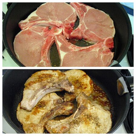 Côtes de porc à l'estragon - 2