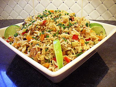 Riz basmati aux petits legumes - 1