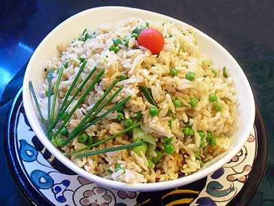 Riz Thaï sauté au Wok