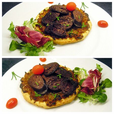 Tarte fine au boudin noir - 7