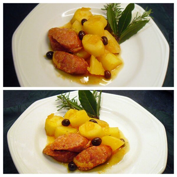 Ragout de pommes de terre et saucisses La recette facile par Toqués 2 — free download