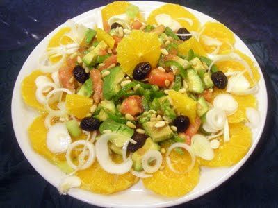 Salade d’avocats à l’orange