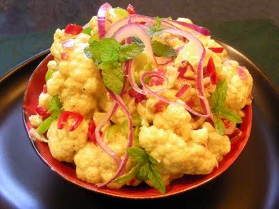 Salade de chou fleur à l’indienne