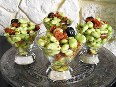 Salade de fèves au chorizo