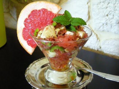 Salade de pomelos