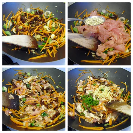 Soupe chinoise au poulet - 4