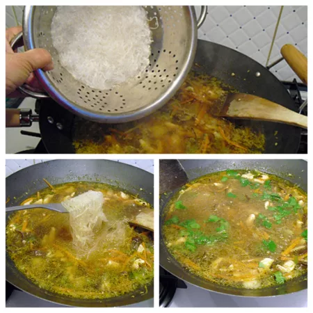 Soupe chinoise au poulet - 6