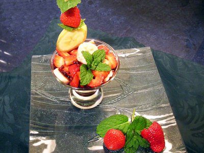 Verrines de fraises