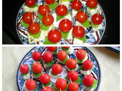 Brochettes de féta au miel - 4