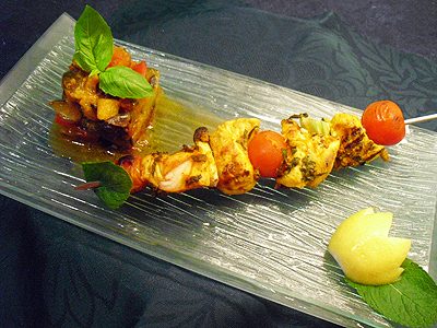 Brochettes de poulet au citron - 1