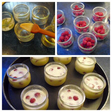 Clafoutis framboises - 5