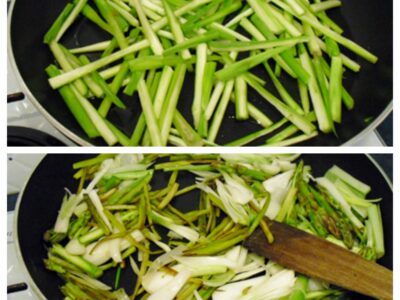 Omelette aux asperges - 4