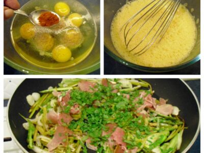 Omelette aux asperges - 5