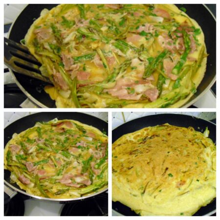 Omelette aux asperges - 6