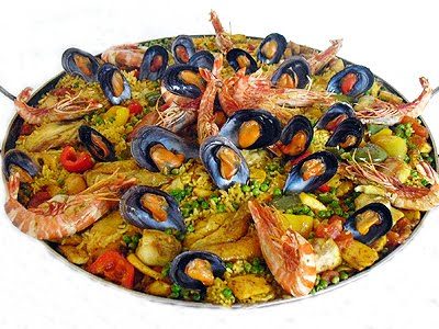 Paella au poulet