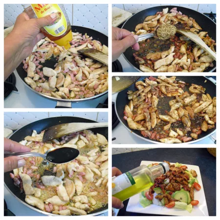 Salade de poulet aux avocats - 4