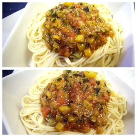 Spaghettis aux petits légumes - 6