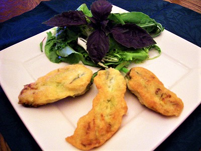 Beignets de fleurs de courgettes - 2