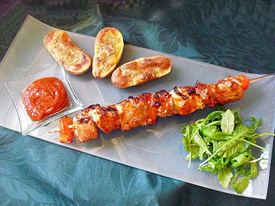 Brochettes de porc