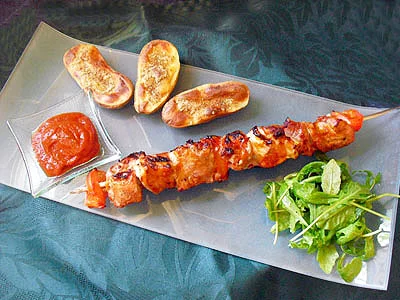 Brochettes de porc - 1