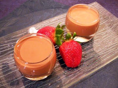Crème au chocolat en verrines - 1