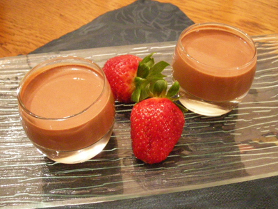 Crème au chocolat en verrines - 5