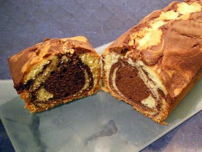 Gâteau marbré au chocolat