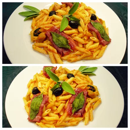Penne au jambon cru - 6