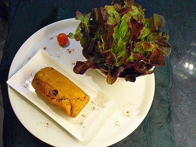 Cakes au coulis de poivrons rouges