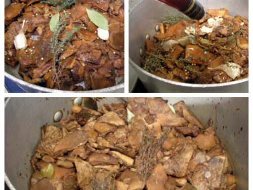 Champignons sanguins en conserve à l'huile - La recette facile par