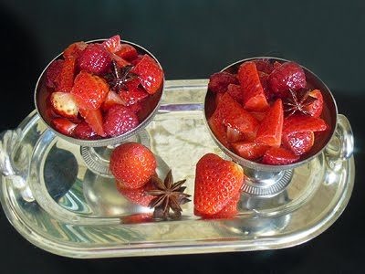 Fraises et framboises a l’Orientale