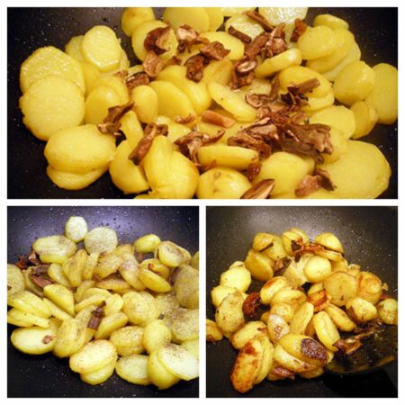 Pommes sautées aux cèpes - 4