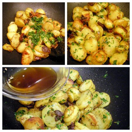 Pommes sautées aux cèpes - 5