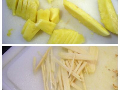 Salade d'ananas au gingembre - 5