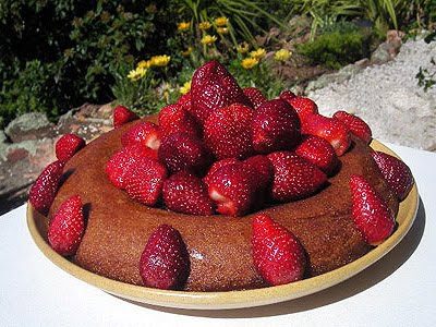 Savarin aux fraises