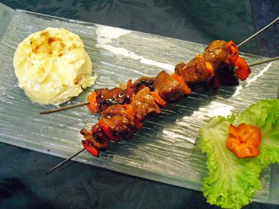 Brochettes de magret