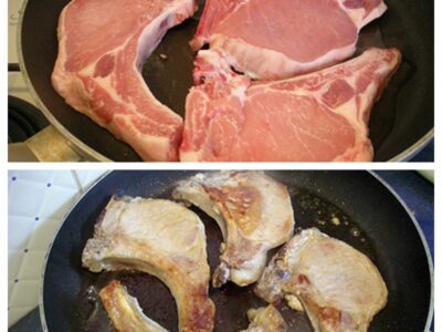 Côtes de porc sauce diable - 2