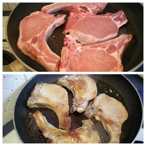 Côtes de porc sauce diable La recette facile par Toqués 2 Cuisine