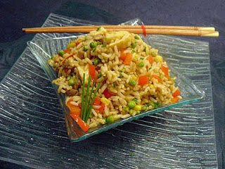 Riz sauté végétarien