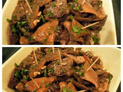 Poêlée de champignons sanguins - 6
