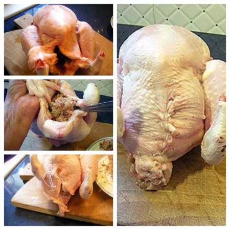Poulet farci aux cèpes - 4