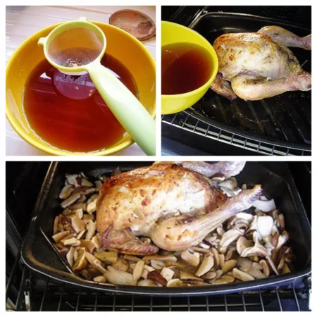 Poulet farci aux cèpes - 6