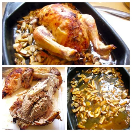 Poulet farci aux cèpes - 7