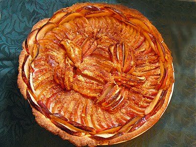 Tarte aux pommes et amandes