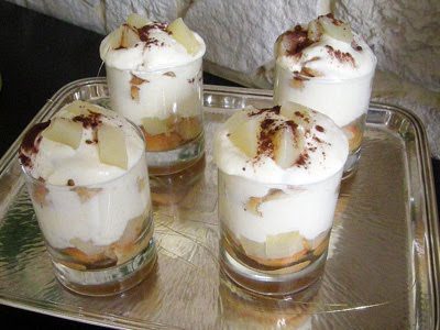 Tiramisu aux poires