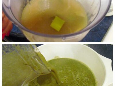 Velouté de poireaux et lentilles - 5