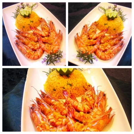 Gambas flambées - 4