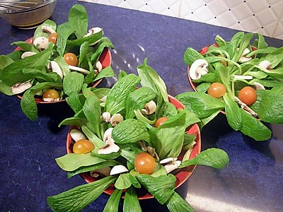 Salade tiède de saumon et St-Jacques - 5