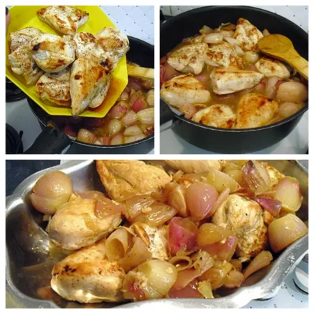 Suprêmes de poulet aux échalotes - 6